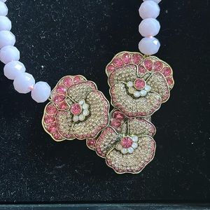 Heidi Daus Pleasing Pansy Necklace SWAROVSKI CRYSTALS